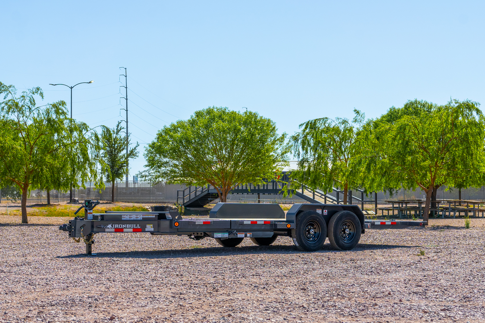 Iron Bull Trailers TWB14 Tilt Trailer with 8” I-Beam Frame - Image 2