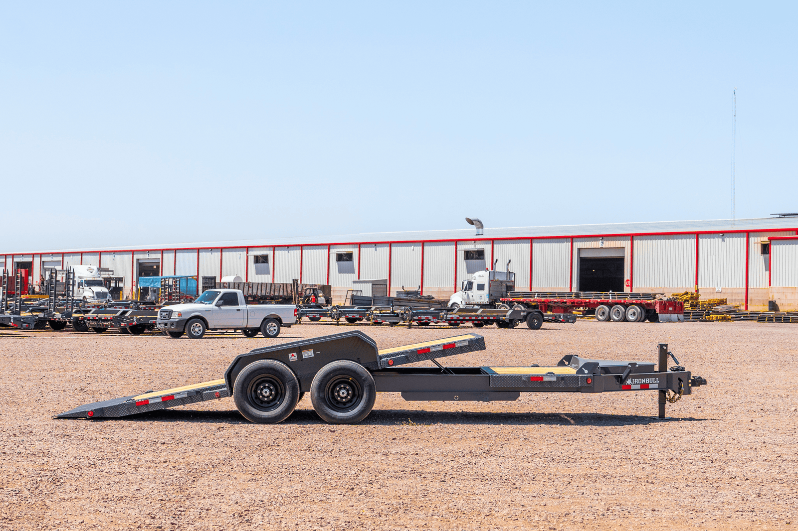 Iron Bull Trailers TWB14 Tilt Trailer with 8” I-Beam Frame - Image 7
