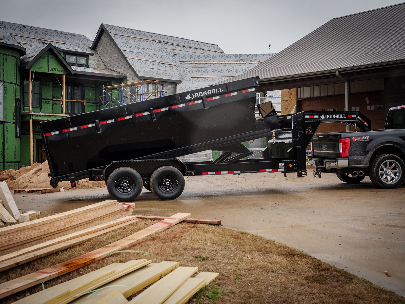 Iron Bull Trailers DBG14 Gooseneck Roll-Off Dump - Image 4