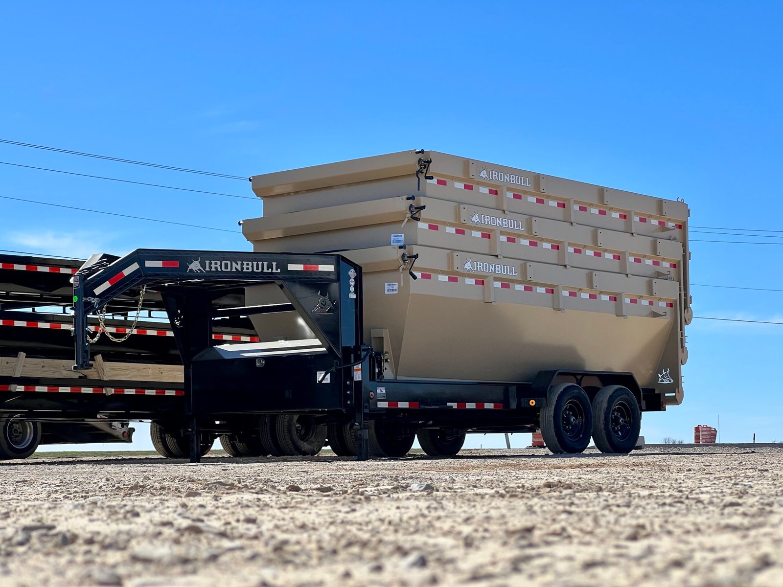 Iron Bull Trailers DBG14 Gooseneck Roll-Off Dump - Image 3