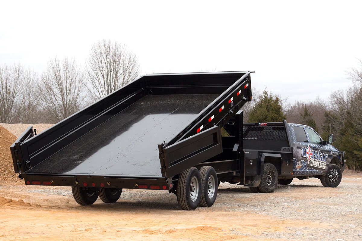 Iron Bull Trailers DDG14 Deckover GN Dump With Fold Down Sides - Image 3