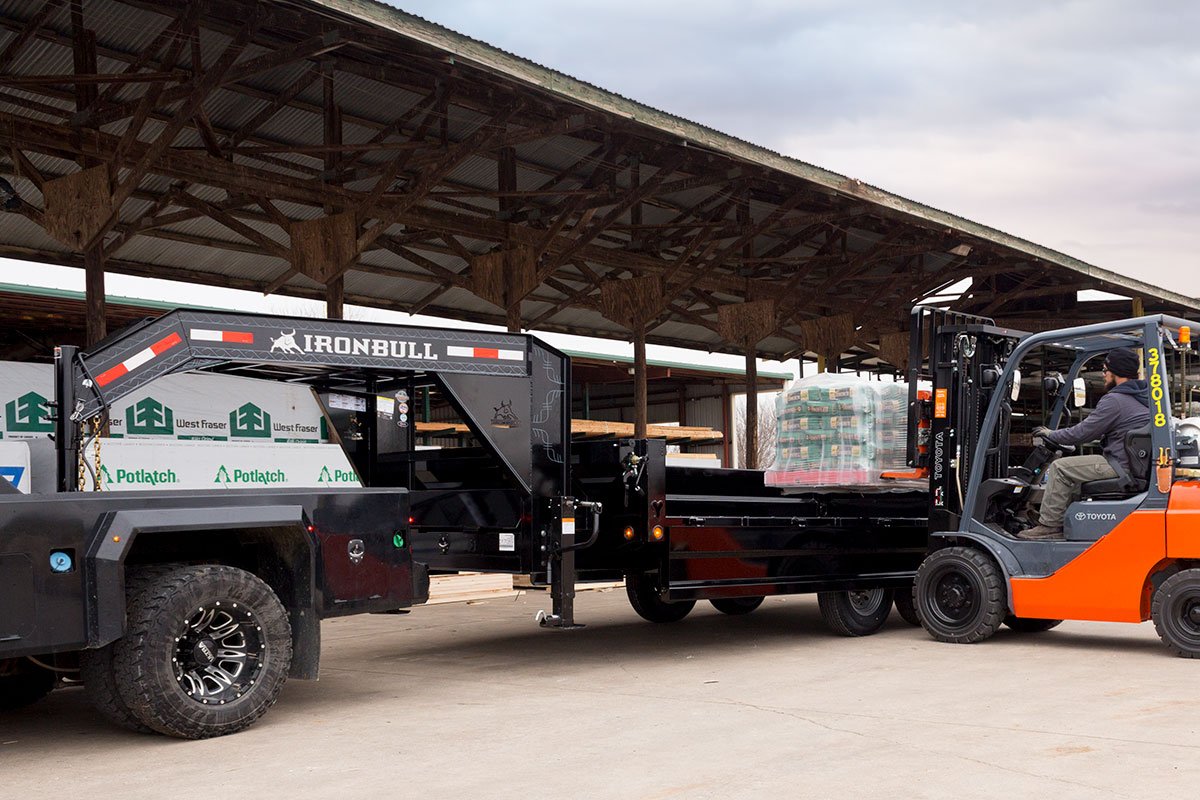 Iron Bull Trailers DDG14 Deckover GN Dump With Fold Down Sides - Image 2