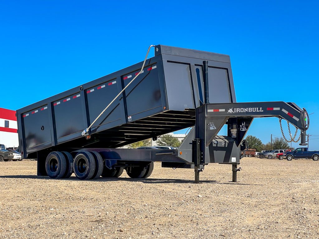Iron Bull Trailers DMG22 Gooseneck Hurricane Dump Trailer - Image 4