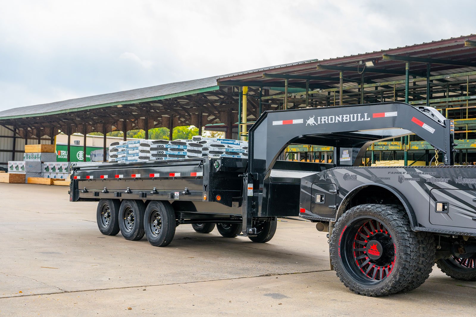 Iron Bull Trailers DDG14 Deckover GN Dump With Fold Down Sides - Image 5